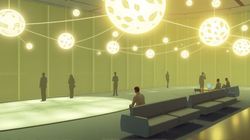 Un espacio luminoso conecta arte y sonido