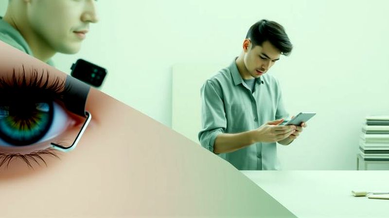 Un ser tranquilo explora tecnología serena
