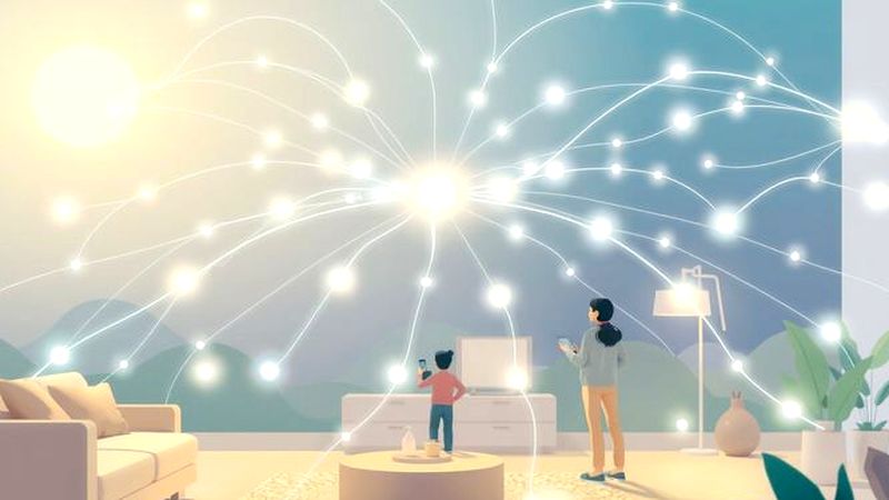 Conexión luminosa y pacífica