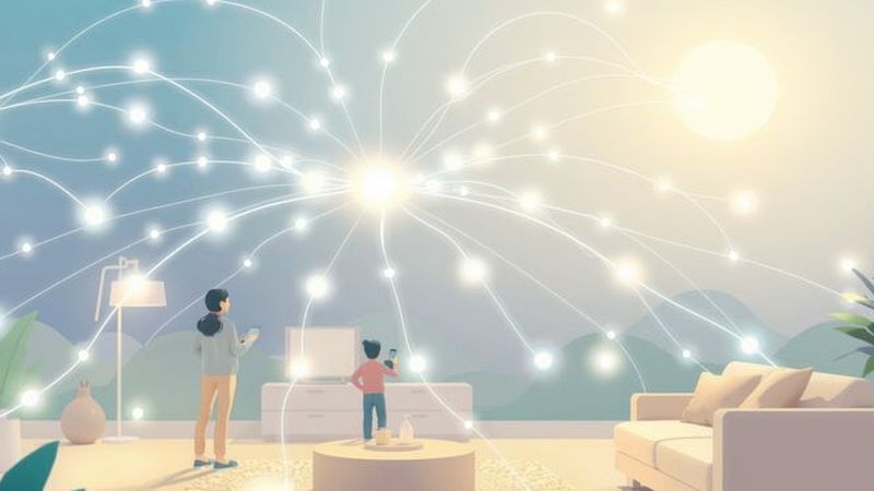 Conexión luminosa y pacífica