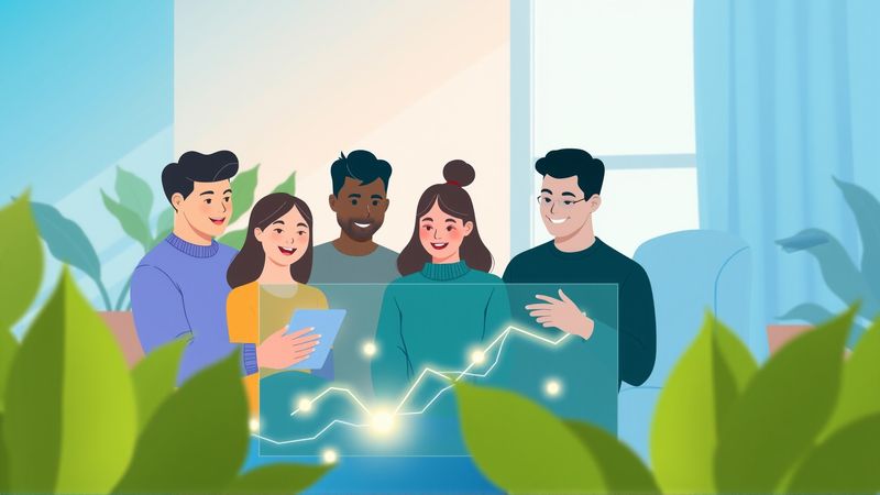 Inversiones accesibles y crecimiento visualmente optimista