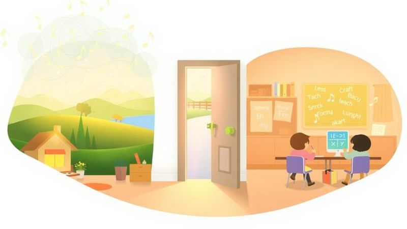 Aprendizaje creativo emerge de un hogar sereno