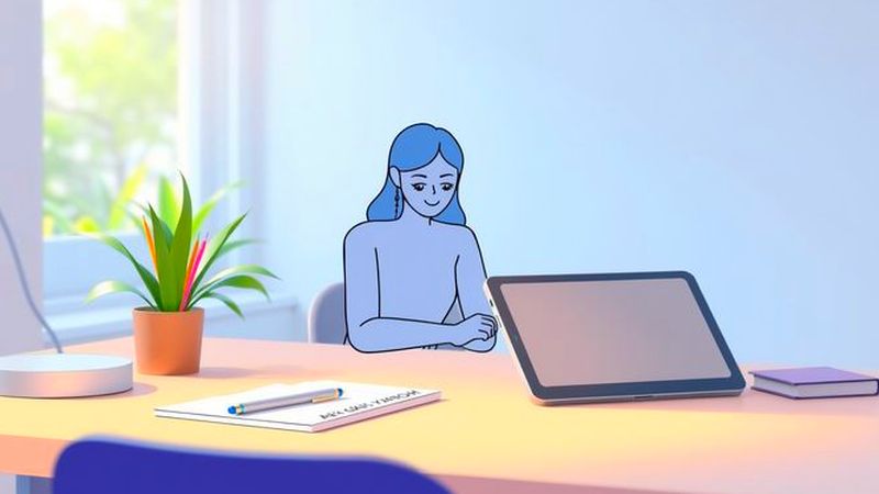 Un espacio de trabajo minimalista