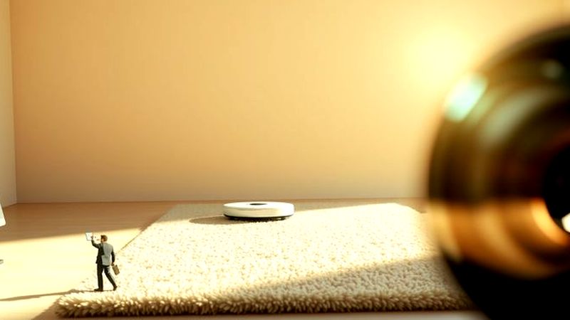 Un espacio minimalista irradia tecnología serena