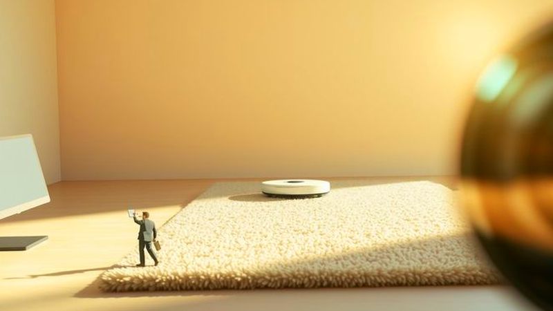 Un espacio minimalista irradia tecnología serena