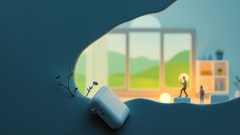 Un hogar moderno y tranquilo innova armoniosamente