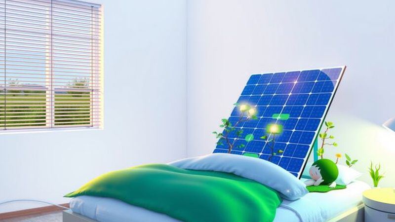 Un dormitorio minimalista y sostenible respira calma