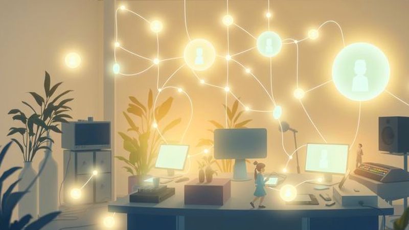 Un espacio moderno irradia productividad y armonía